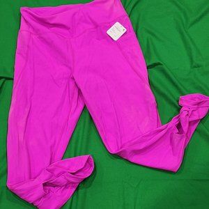 New NWT Free Movement Yoga Leggings Pants Living Magenta Pink Size Large L